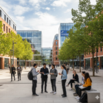 Campus universitaire en France Débouchés pour les étudiants internationaux avec un score IAE Message.