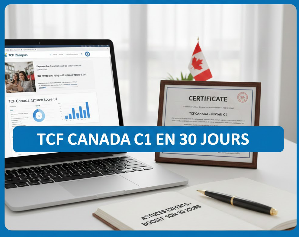 Stratégie de préparation pour le TCF Canada niveau C1
